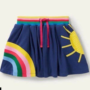Applique Jersey Skort - Starboard Blue Weather